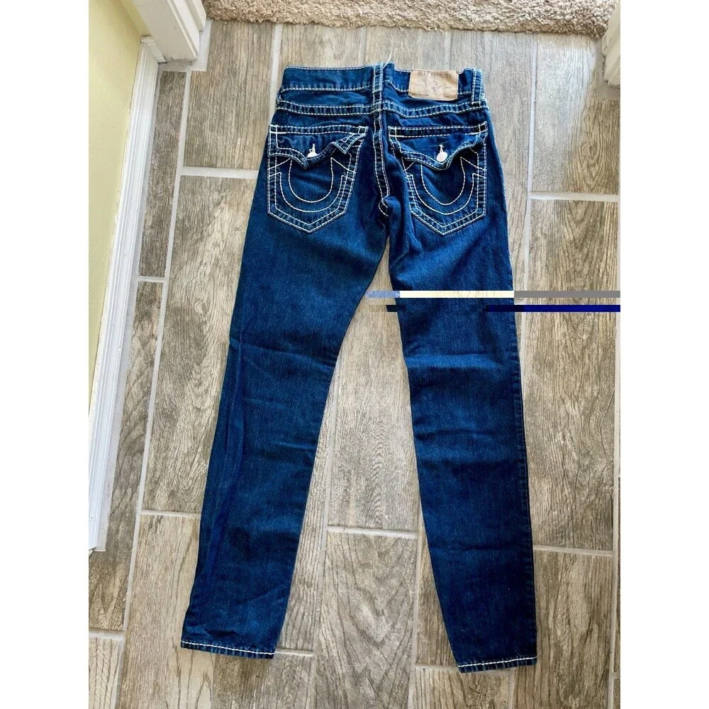 Mens True Religion Stright Slim Low Ris Flap Pocket 29